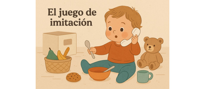 El juego de imitación: clave en los primeros años (y cómo acompañarlo de forma sencilla)